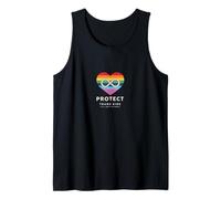Protect Trans Kids Support Queer Youth Infinity Heart Débardeur