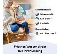 Protect+ unimax-Pour l'eau dure-Pack de 3 cartouches filtrantes (compatible avec Maxtra)