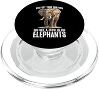 Protect Your Children Like A Herd of Elephants - PopSockets PopGrip pour MagSafe