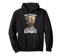 Protect Your Children Like A Herd of Elephants - Sweat à Capuche