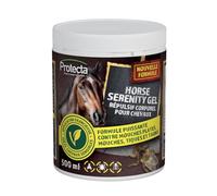 Protecta® Gel Répulsif Mouches, Taons, Moustiques, Tiques pour Chevaux 500 ml - Formule Puissante aux Extraits de Plantes - Application sur le Cheval pour la Protection des Yeux, des Oreilles (500 ml)
