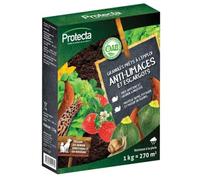 Protecta® Granulés Anti-Limaces et Escargots - Résistant à la Pluie - Protection Potager, Semis et Massifs - Appât Très Attractif - Utilisable en Agriculture Biologique