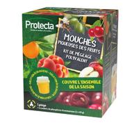 PROTECTA-Kit piège polyvalent contre la moucheuse piqueuse des vergers + 3 sachets de phosphate diammonique.