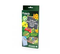 PROTECTA - Lot de 10 Pièges Bleus Collants Anti-Thrips - Pièges Insectes sans Insecticide, Double Face - Surveillance & Capture de Thrips en Jardin, Serre & Cultures