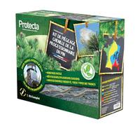 Protecta® - Piège à Chenilles Processionnaire du Pin - Collier Anti-Chenilles - Fabriqué en France - Réutilisable - Montage Facile - Tous Types de Troncs - Kit Complet de piégeage