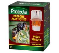 Protecta® Piège à Frelons Asiatique Sélectif - Capture Uniquement Les Frelons Asiatiques - Piège Réutilisable sans Insecticide- Usage Extérieur Jardin & Terrasse