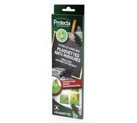 PROTECTA-Plaquettes engluées anti-mouches pour vitres et fenêtres Protecta - Les 4 pièces