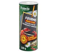 Protecta® Poudre Insecticide Fourmis 250g - Formule au Pyrèthre - Effet Choc - Usage Intérieur & Abords de la Maison