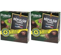 Protecta répulsif Taupes en bâtonnets à Base de Margosa Naturel, Neutre (Lot de 2)