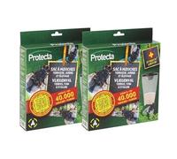Protecta® Sac Piège à Mouches 3,5L - sans Insecticide - 4 Appâts Inclus - Jusqu’à 40 000 Mouches - Terrasse, Jardin, Bâtiments - Appât Puissant Muscattract Dry (2)