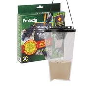 Protecta Insects Sac piège à mouches PROTECTA 3,5 L avec 4 sachets de 25 g d'appât