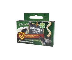 PROTECTA-Serpentins tue-mouche Protecta - L'étui de 4