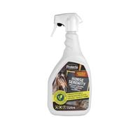 Protecta® - Spray Répulsif Anti-Mouches Cheval - Formule Puissante Contre Mouches Plates, Mouches, Tiques et Taons - Protection Longue Durée (3 Semaines) - Application sur Le Pelage (1 L)