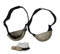 Protecteur à Orteils à Chaussures de 1 Paire, gardes de Protection des Orteils Bottes avec Sangle réglable, Super-amours en Plein air réutilisables pour Les Enfants Couvertures en Acier l'activi
