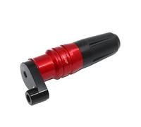 Protecteur Anti-Collision pour Ninja 400 Z400 2018 2019 2020 2021 2022, Accessoires De Moto, Curseur D'échappement(Red a)