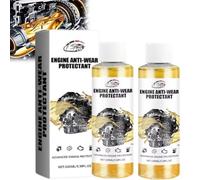 Protecteur anti-usure moteur très efficace, additif d'huile de traitement anti-usure moteur, additifs d'huile de protection de voiture, protecteur anti-usure moteur (2 pièce)