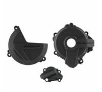 Polisport Kit de protection des couvercles Sherco SE250/300 14-20 embrayage et allumage Noir