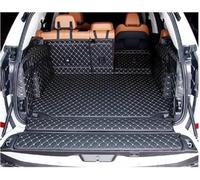 Protecteur Coffre Tapis De Coffre Voiture en Cuir Décoration Protection Garniture Intérieure Accessoires Modification pour BMW X5 G05 2019-2021(Black-8 pcs)