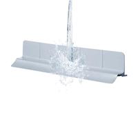 Protecteur contre les éclaboussures d'eau d'évier - Protecteur contre les éclaboussures en silicone pour robinet de 58 cm avec ventouses | Tapis pour arrêter l'eau de l'évier | Pour cuisine, salle de