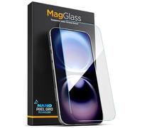 Protecteur d’Écran MagGlass pour iPhone 16 Pro Max [Alignement Automatique] Verre Trempé avec Outil d’Application et Guide d’Alignement Facile à Installer (Clarté Cristalline UHD)