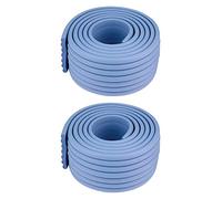 Protecteur d'angle de Bord, 4M bébé épreuvage Garde Couverture Pare-Chocs de sécurité Bricolage Coins de Bord pour la sécurité des Enfants, Protection des Meubles (Bleu)