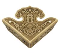 Protecteur d'angle en laiton, Coin décoratif en métal 8 pièces, une variété de couleurs meubles différents, adapté à la boîte, au casier, l'armoire chaussures, porte, 3.2cm,4cm,6.5cm,8cm
