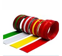 Protecteur d'angle mural de 1,8 m, bande de calfeutrage d'angle en vinyle flexible, protecteur d'angle mural autocollant et protection des bords, moulure à décoller et à coller pour les coins