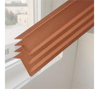 Protecteur d'angle Mural Protection d'angle Murale en Acier Inoxydable pour Salle de Bain/Bords tranchants, Protection de Bord de Cadre de Porte à Installation(B-4PCS,L W 60 x 2cm/2.0' x 0.8")