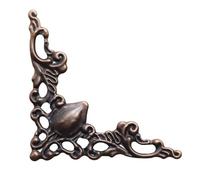 Protecteur d'angle pour livre, Lot de 120 protections d'angle for livres, scrapbooking, décoration, couverture, menu, album(Retro Copper)