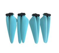 Protecteur d'anneau de protection d'hélice à dégagement rapide, Cage complète Compatible avec le Drone Beast 3 SG906 X7 Pro 2(PROPELLER BLUE)