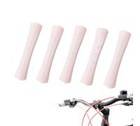 Protecteur de base,Protecteur de cadre de vélo à manchon en caoutchouc - Manchon de câble de frein de vélo, ensemble de protection de câble de frein, accessoires de de