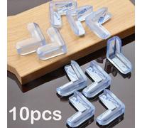 Protecteur De Bord De Coin De Table En Silicone Pour Bébé,Couvercle De Protection De Prise Électrique,Protections Anti-Collision Pour Enfants,Sécurité,10 Pièces - Type Right Angle 10pcs #D