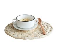 Protecteur De Brûlures Sur Table - 23x30cm / 9.06x11.81 Pouces Course De Prévention De L'échappement, Tapis De Lieu Portable Anti-Calcul, Caboteur De Chaleur À La Chaleur De Style Rustique Naturel | T