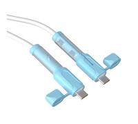 Protecteur de câble de, Blue Type C, Blue N | Câble de protection de câble de chargement en Silicone souple, économiseur de câble de données, manchon en Silicone
