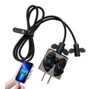 Protecteur de câble de téléphone, protecteur de câble de chargeur | Data Cabine de protection du câble | Coque de protection pour chargeur portable accessoires de fil de téléphone portable pour ailes