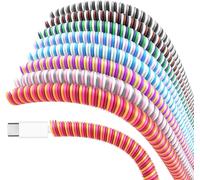 Protecteur De Câble/Gaines De Câbles/Gaine Cable/Protege Cable Animaux/Protege Cable Iphone/Cable Management, 8 Pcs Protege Cable Chargeur Pour Iphone Android Cable Micro Usb Casque Écoute