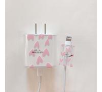 Protecteur De Câble Usb Pour Iphone,Ligne De Données,Évolution Rapide,18 W,20w,Enrouleur De Tête,Coque De Protection,Jolie Smiley Ins Capa - Type Model 3