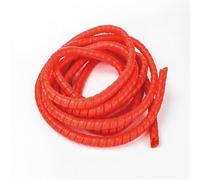 Protecteur de câbles en spirale Gaine de protection câble spiralée, organisateur 5 m, multicolore, plusieurs tailles(Red,10mm inside diameter)