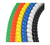Protecteur de câbles en spirale Protection de câble spiralée multicolore, diamètre intérieur 8-60 mm, longueur 1-5 mètres(Green,ID 8MM-2 METERS)