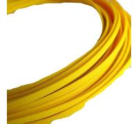 Protecteur de câbles pour rangement de câbles, Gaine tressée extensible for câble 2-35 mm, multicolore, 1 mètre(Yellow,25mm)