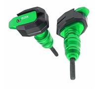 Protecteur de Cadre Curseur De Cadre Protecteur Carénage Anti-Chute pour Kawasaki ZH 2 2019 2020 Protection Contre Les Chutes Moto(Green)