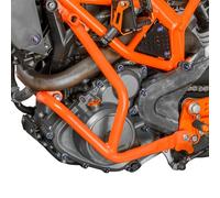 Protecteur de Cadre de Pare-Chocs en Acier pour Moto en Acier Compatible avec K.T.M Duke 250 Duke 390 Duke 250 390 2017-2022 2018 2019 2020 2021 (Orange)