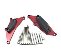 Protecteur de Cadre pour H-Onda CB650F CB650FA 2014 2015 2016 2017 2018 2019 2020 CB650R Moto Moteur Couverture Cadre Curseur Chute Protecteur(Rosso)
