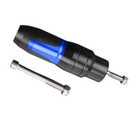 Protecteur de Cadre pour Y-AMAHA YBR125 2005-2014 2013 2012 2011 2010 2009 2008 2007 2006 Accessoires De Moto Curseurs Cadre D'échappement Crash Pads(Turquesa)