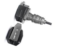 Protecteur de Cadre Protection De Moteur pour Y-AMAHA XJ 6 pour Diversion Moto Contre Les Chutes Cadre Curseur(Grey)