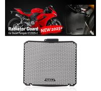 Protecteur de calandre de moto en aluminium, pour Ducati Panigale V2 V2S 2025 + Panigale V2, Protection de radiateur Black No Logo