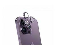 Protecteur de caméra - FORCE GLASS - iPhone 14 Pro/14 Pro Max - Verre trempé - Ultra-résistant - Violet