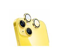 Protecteur de caméra pour iPhone 15/15 Plus/14/14 Plus Original Ultra-résistant Force Glass Dorée
