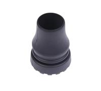 Protecteur de canne marche en caoutchouc noir, 16-22mm, paquet 10, universel, adapté aux pointes(Inside diameter 16mm)