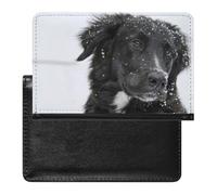 Protecteur De Carte De Vaccination Chien des Neiges Portefeuille Pochette Etui De Protection